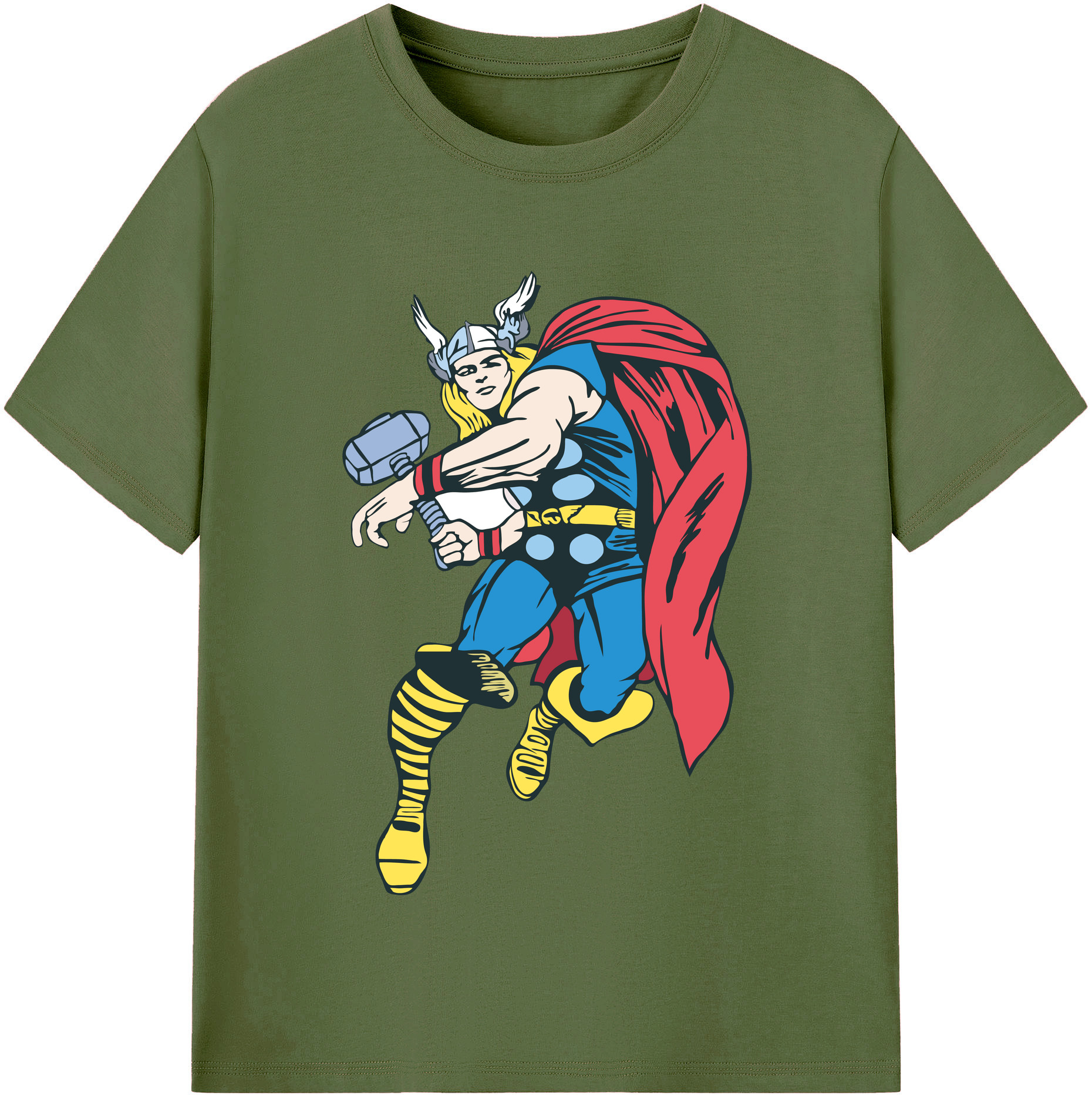 （画像用） アベンジャーズ The Avengers 綿100％半袖Tシャツ（フロントプリント）